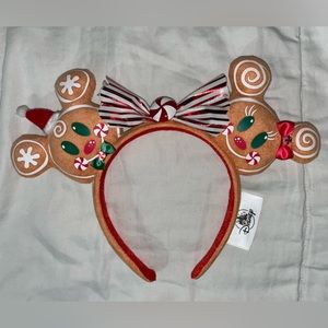 Disney Parks Christmas Gingerbread Ears
